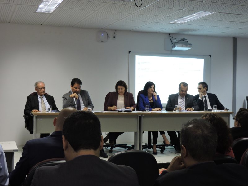 Panelists at the EU-Brazil cooperation workshop